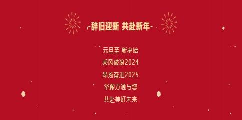 華豫萬通糧機(jī)祝您2025年元旦快樂！